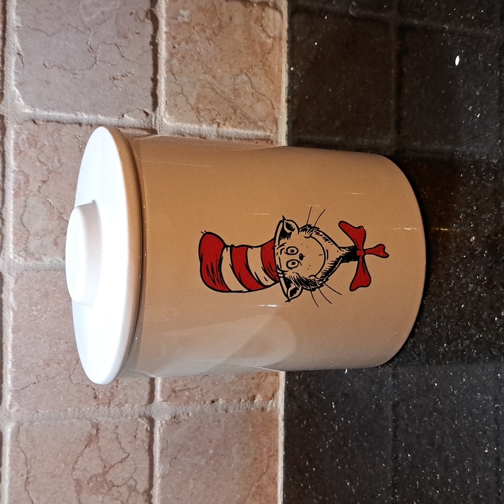 Cat in the hat cookie jar